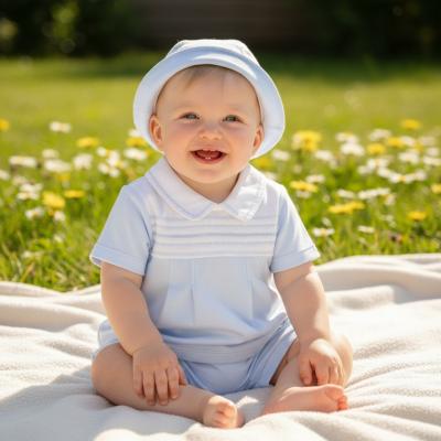 MB6882S  Embroidered Panel Two Piece  (3-9 months)