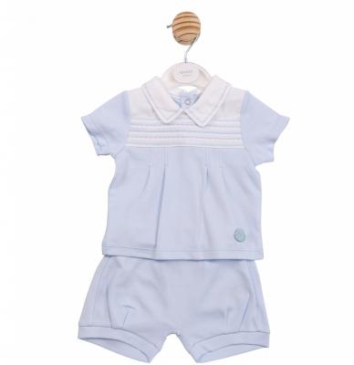 Mintini MB6882 * MB6882S Embroidered Panel Two Piece (3-9 months)