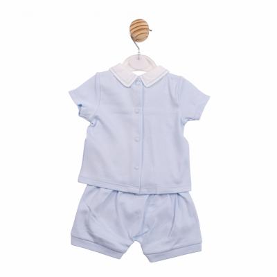 Mintini MB6882 * MB6882 Embroidered Panel  Two Piece(3-9 months)