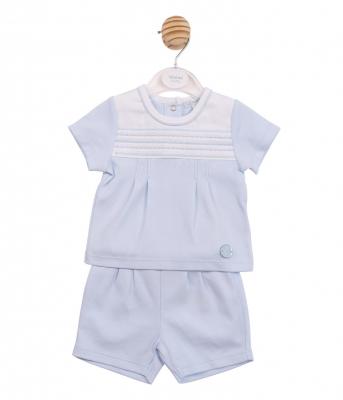 MB6884  Embroidered Panel Two Piece  (3-9 months)