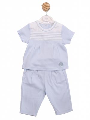 MB6885  Embroidered Panel Two Piece  (3-9 months)