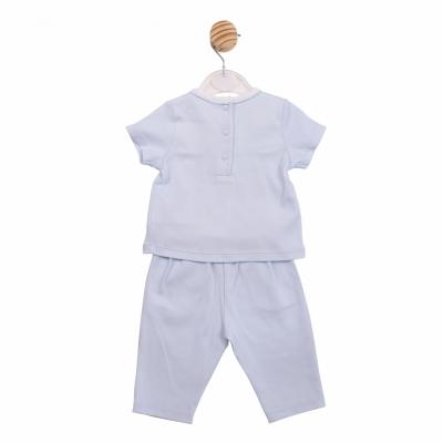 Mintini MB6885 * MB6885 Embroidered Panel Two Piece (3-9 months)