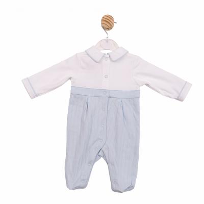 Mintini MB6892 * MB6892 Pointelle Piped All In One (1-6 months)