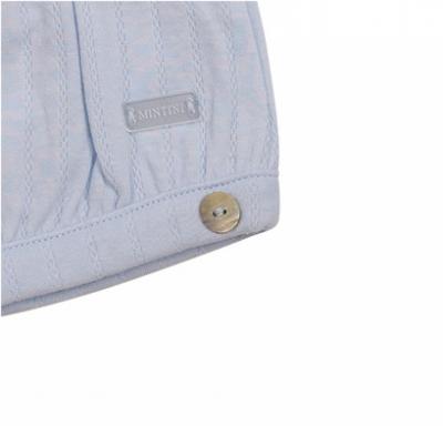 Mintini MB6894 * MB6894 Pointelle Piped Bloomer Set(3-9 months)