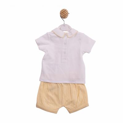 Mintini MB6900A * MB6900A Pointelle Piped Bloomer Set(12-249 months)