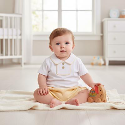 MB6900Y  Pointelle Piped Bloomer Set  (3-9 months)