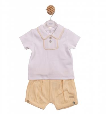 Mintini MB6900 * MB6900Y Pointelle Piped Bloomer Set (3-9 months)
