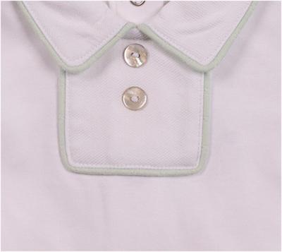 Mintini MB6906 * MB6906 Pointelle Piped Bloomer Set(3-9 months)