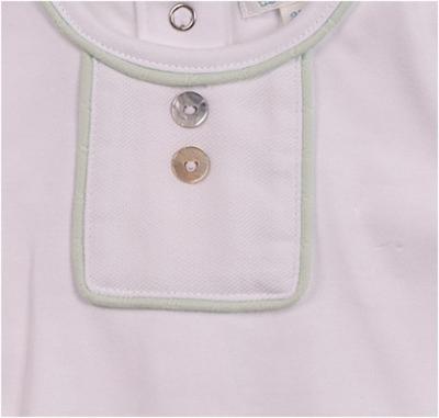 Mintini MB6907 * MB6907 Pointelle Piped Shorts Set(3-9 months)