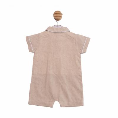 Mintini MB6946 * MB6946 Piped Romper (3-12 months)
