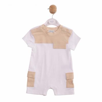MB6963  Colour Block Romper  (3-12 months)