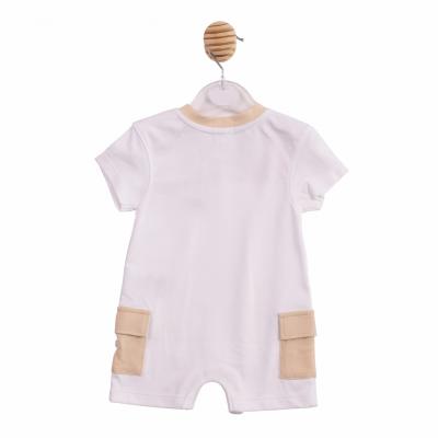 Mintini MB6963 * MB6963 Colour Block Romper (3-12 months)