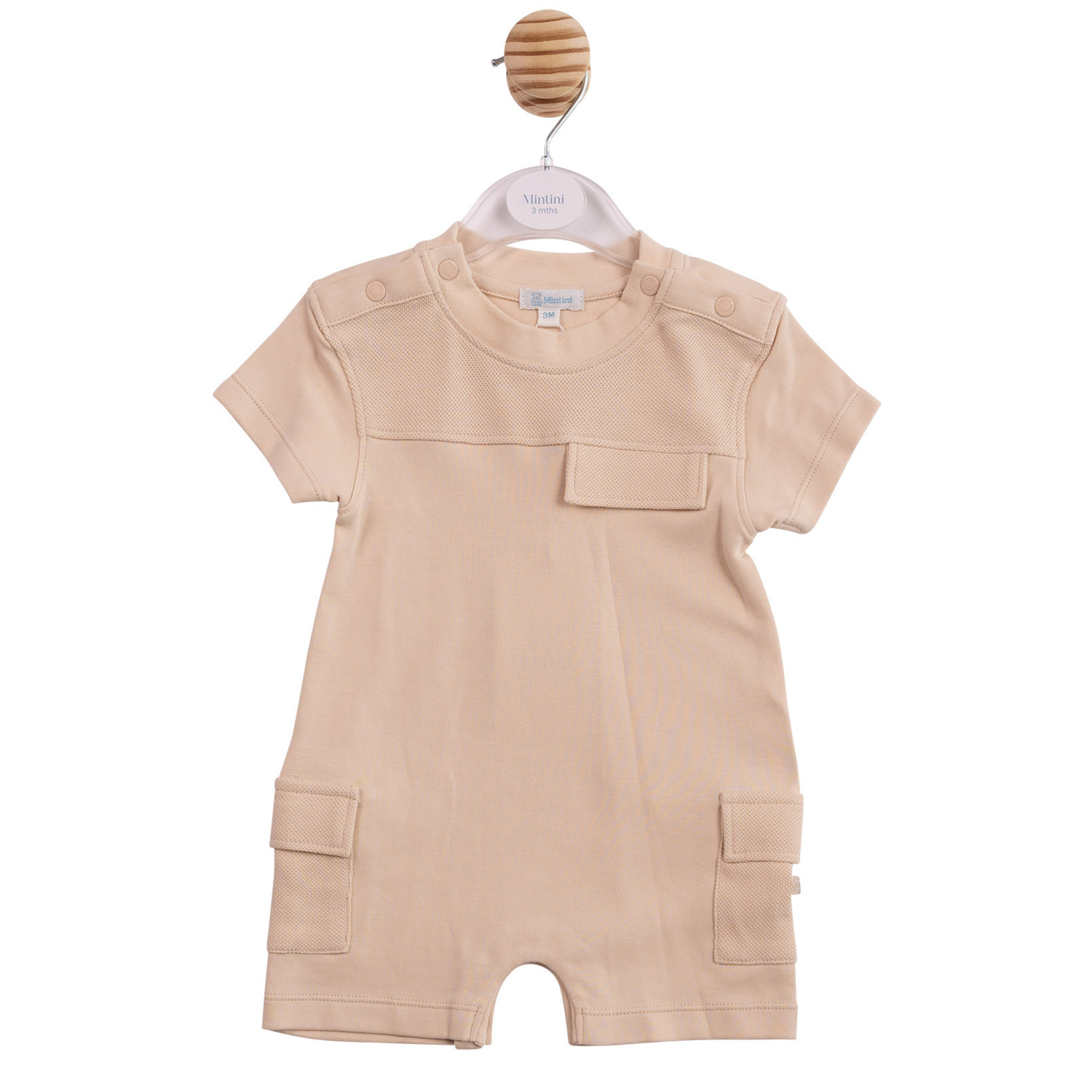 Mintini MB6963 * MB6964 Pocket Romper (3-12 months)