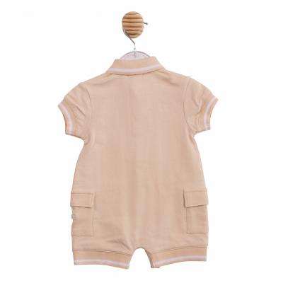 Mintini MB6965 * MB6965 Polo Style Romper (3-12 months)