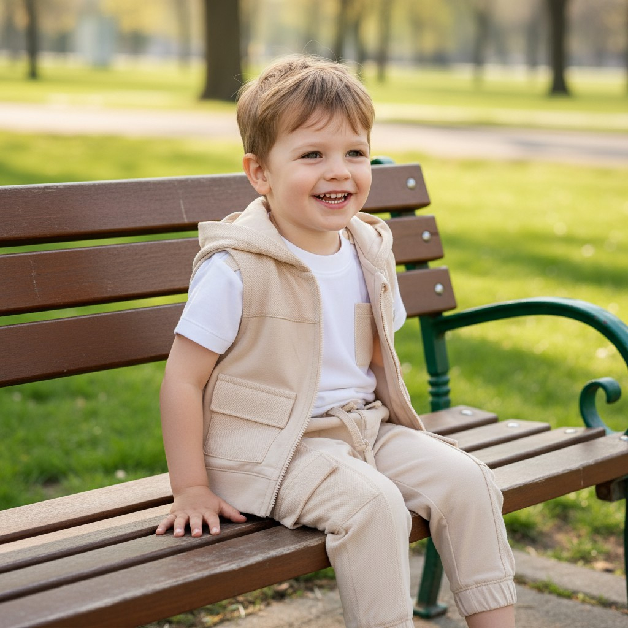 Mintini MB6869B * MB6969-B Gilet Set(3-5 years)