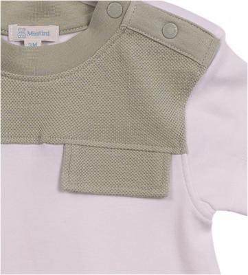 Mintini MB6973 * MB6973 Colour Block Romper (3-12 months)