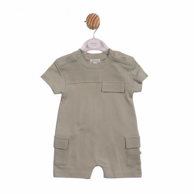 Mintini MB6974 * MB6974SG Pocket Romper (3-12 months)