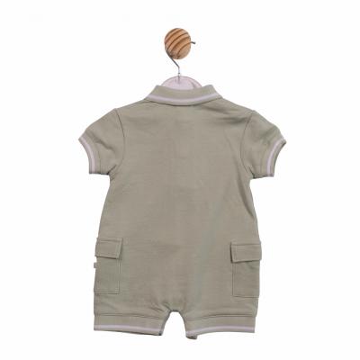 Mintini MB6975 * MB6975 Polo Style Romper (3-12 months)