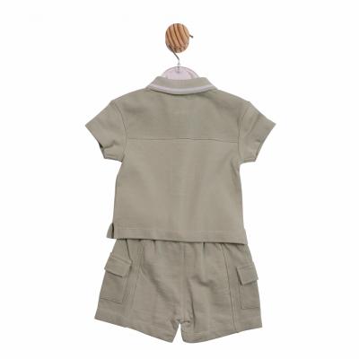 Mintini MB6978A * MB6978A Polo top and shorts Set(12-24 months)