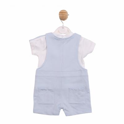 Mintini MB6984 * MB6984 Stripe  Dungaree Set(3-9 months)