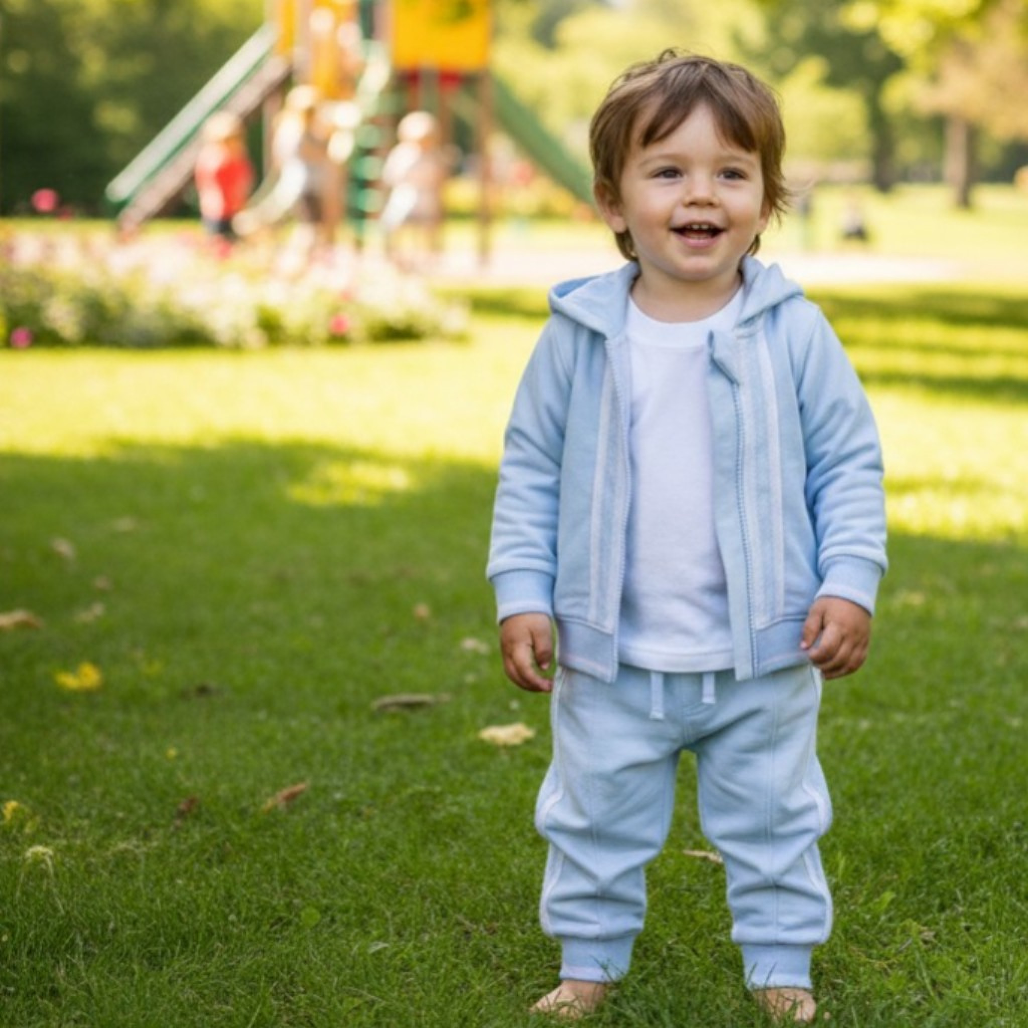 Mintini MB6988B * MB6988-B Stripe  Shorts and Gilet Set(3-5 years)