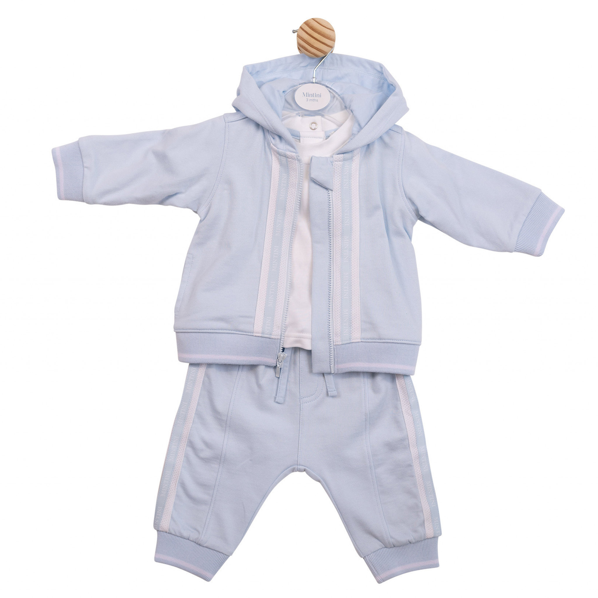 Mintini MB6988B * MB6988B Stripe  Shorts and Gilet Set(3-5 years)