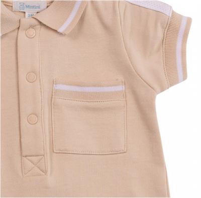 Mintini MB6991 * MB6991 Polo Style Romper (3-12 months)