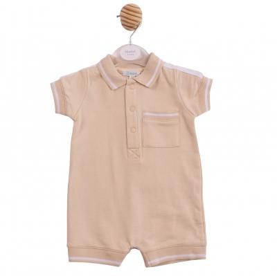 Mintini MB6991 * MB6991 Polo Style Romper (3-12 months)