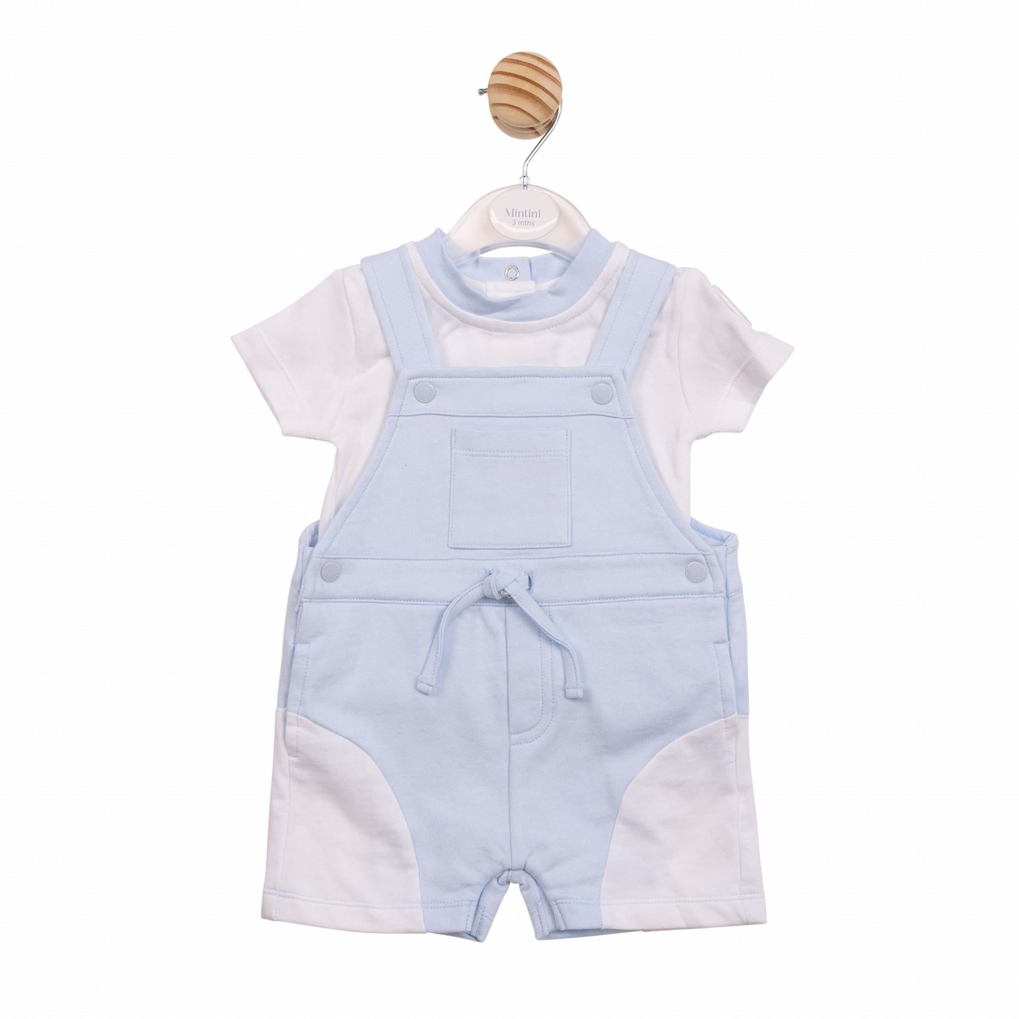 Mintini MB6893 * MB7006 Classic  Dungaree Set(3-9 months)