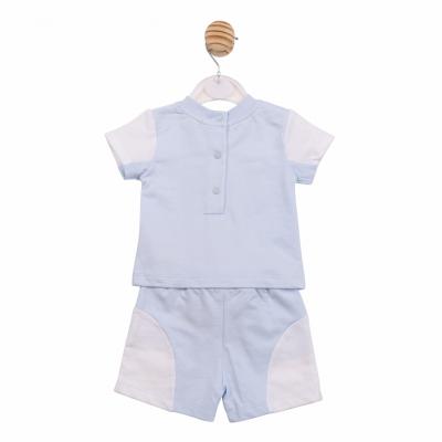 Mintini MB7007 * MB7007A Colour Block Shorts Set (12-24 months)