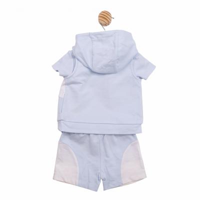 Mintini MB7008 * MB7008B Colour Block Gilet Set (3-5 years)