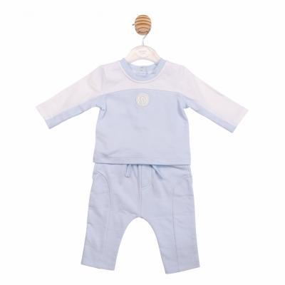 MB7009A  Colour Block Trousers Set  (12-249 months)