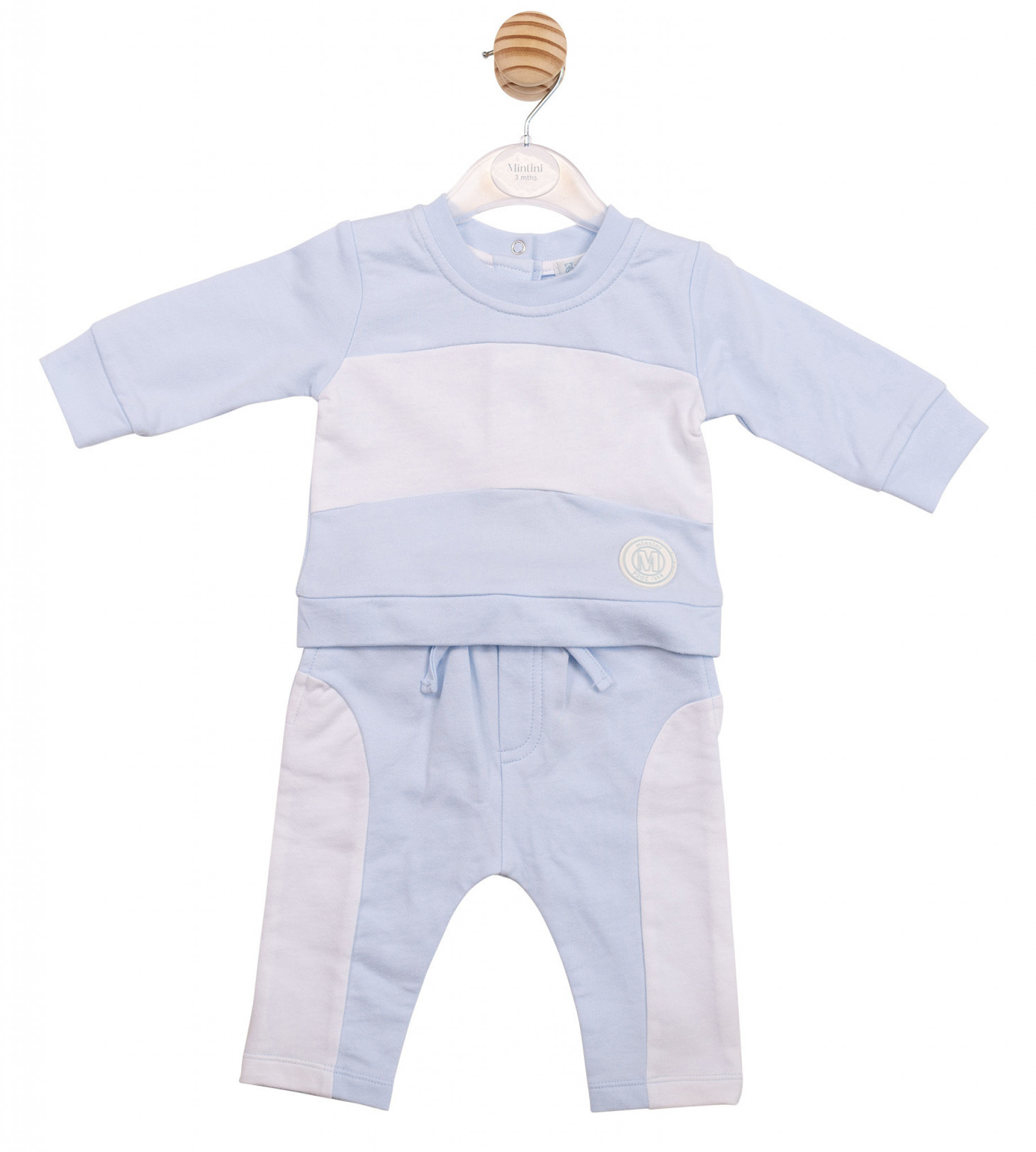 Mintini MB7009 * MB7010 Colour Block Trousers Set (3-9 months)
