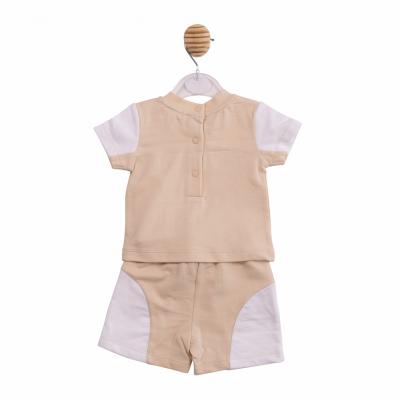 Mintini MB7013 * MB7013 Colour Block Shorts Set (3-9 months)