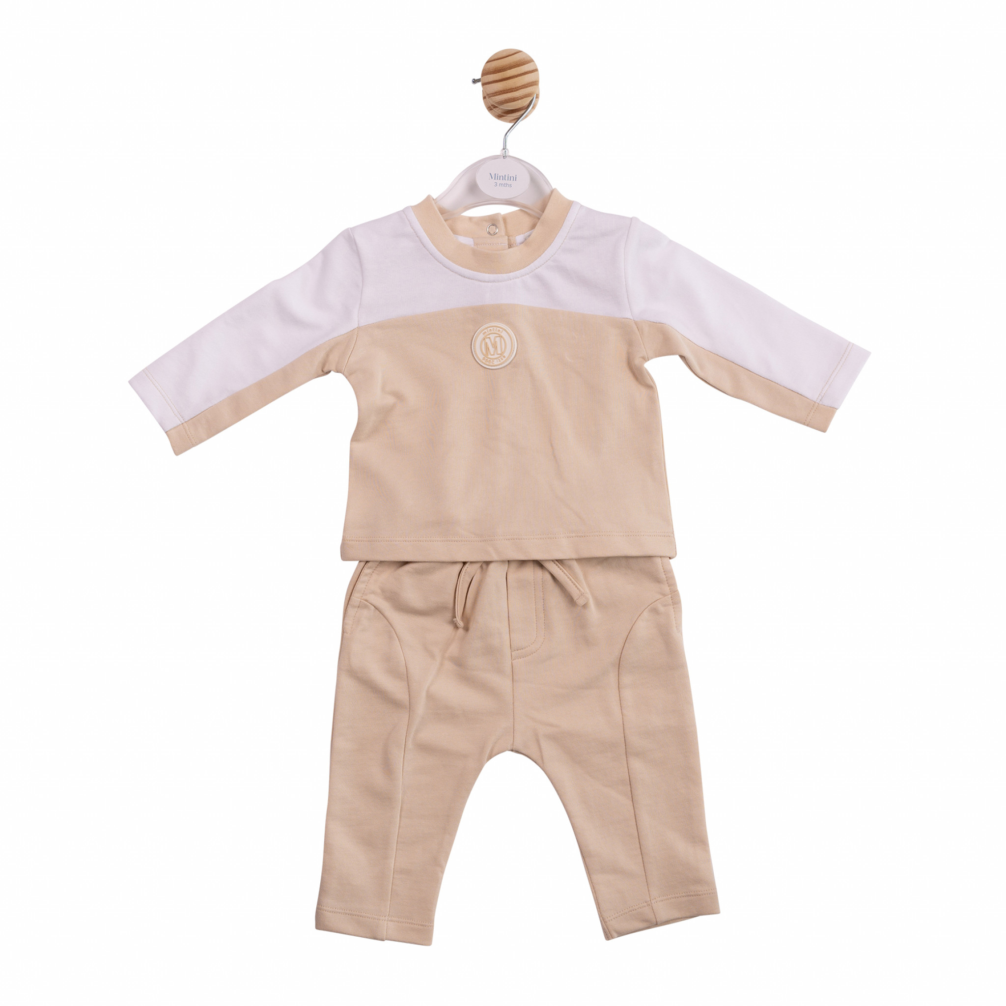 Mintini MB7015 * MB7015 Colour Block Trousers Set (3-9 months)