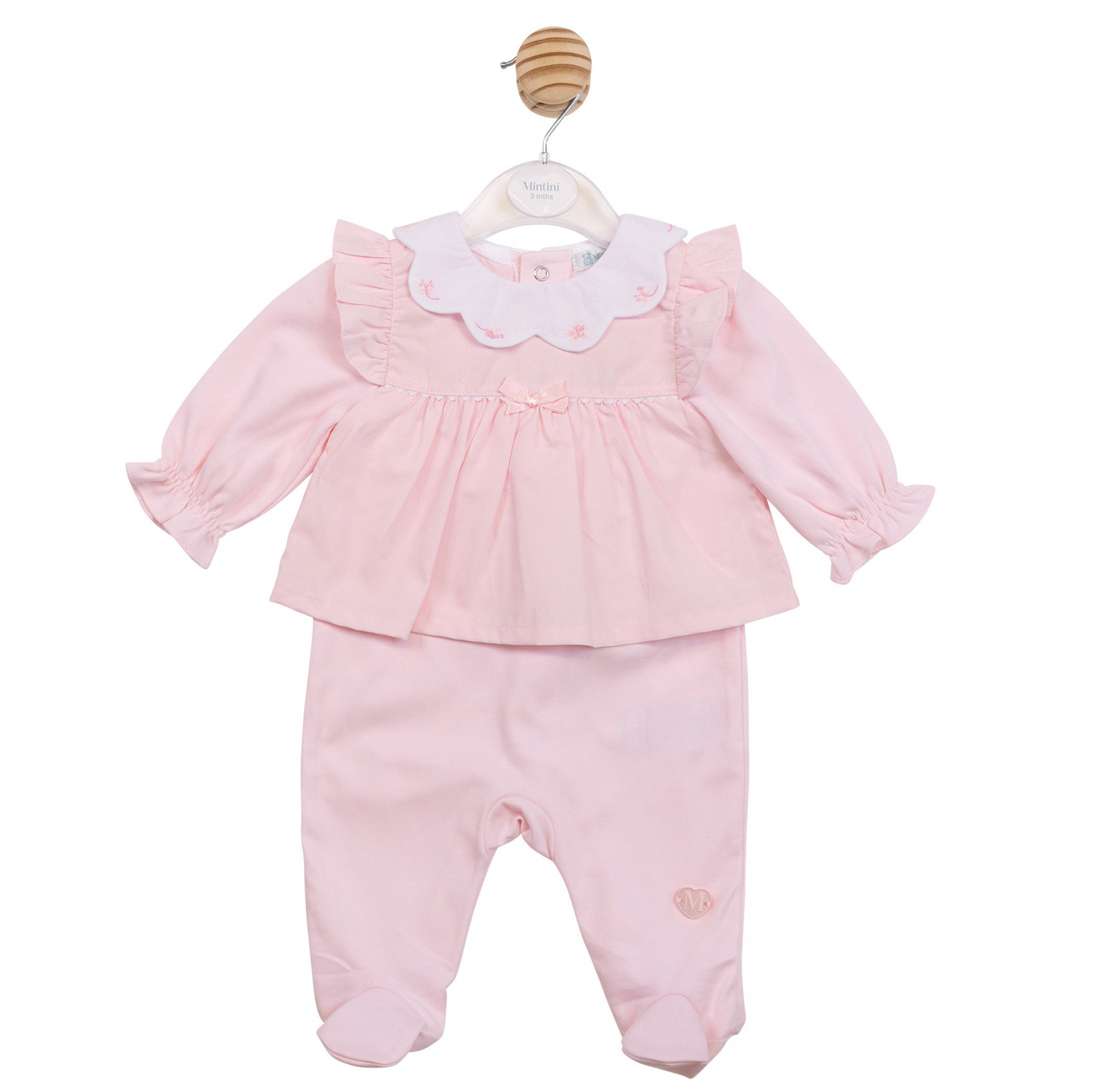 Mintini MB7028 * MB7028 Scallop Butterfly All In One (1-6 months)
