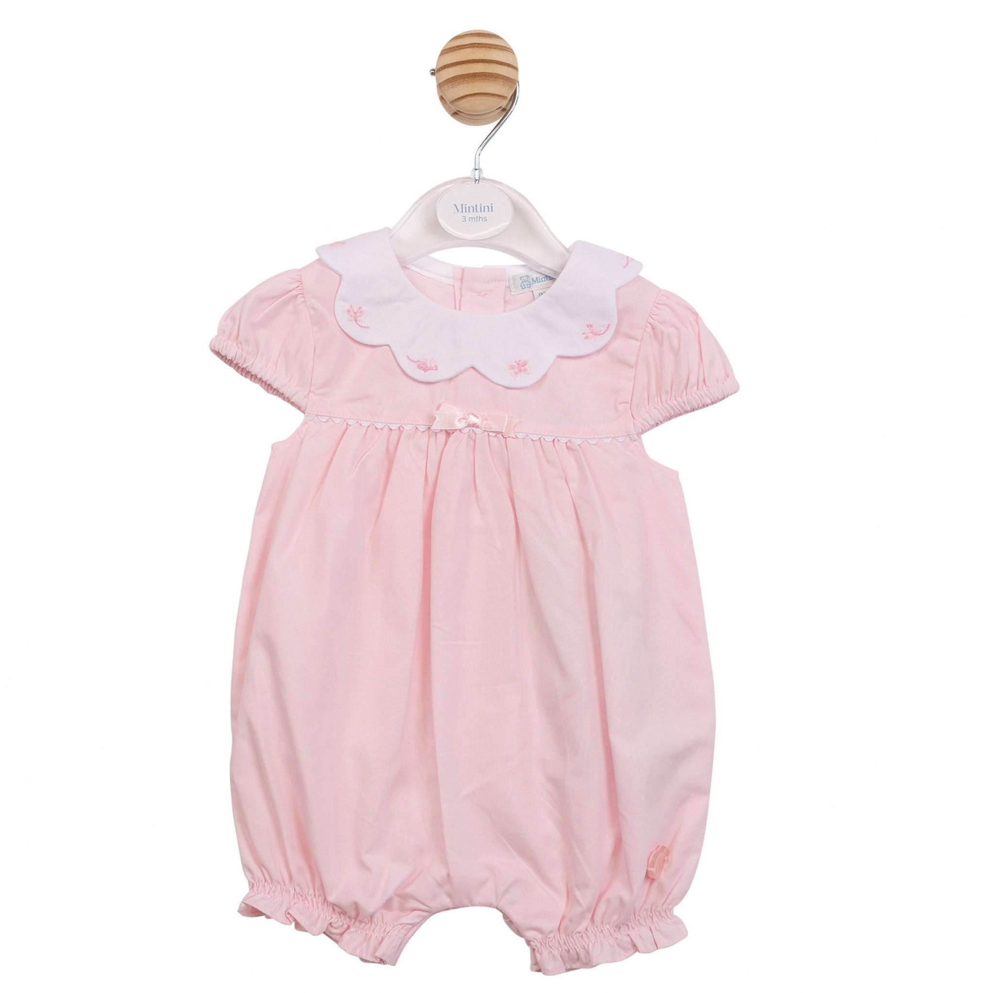 Mintini MB7029 * MB7029 Scallop Butterfly Romper (1-9 months)