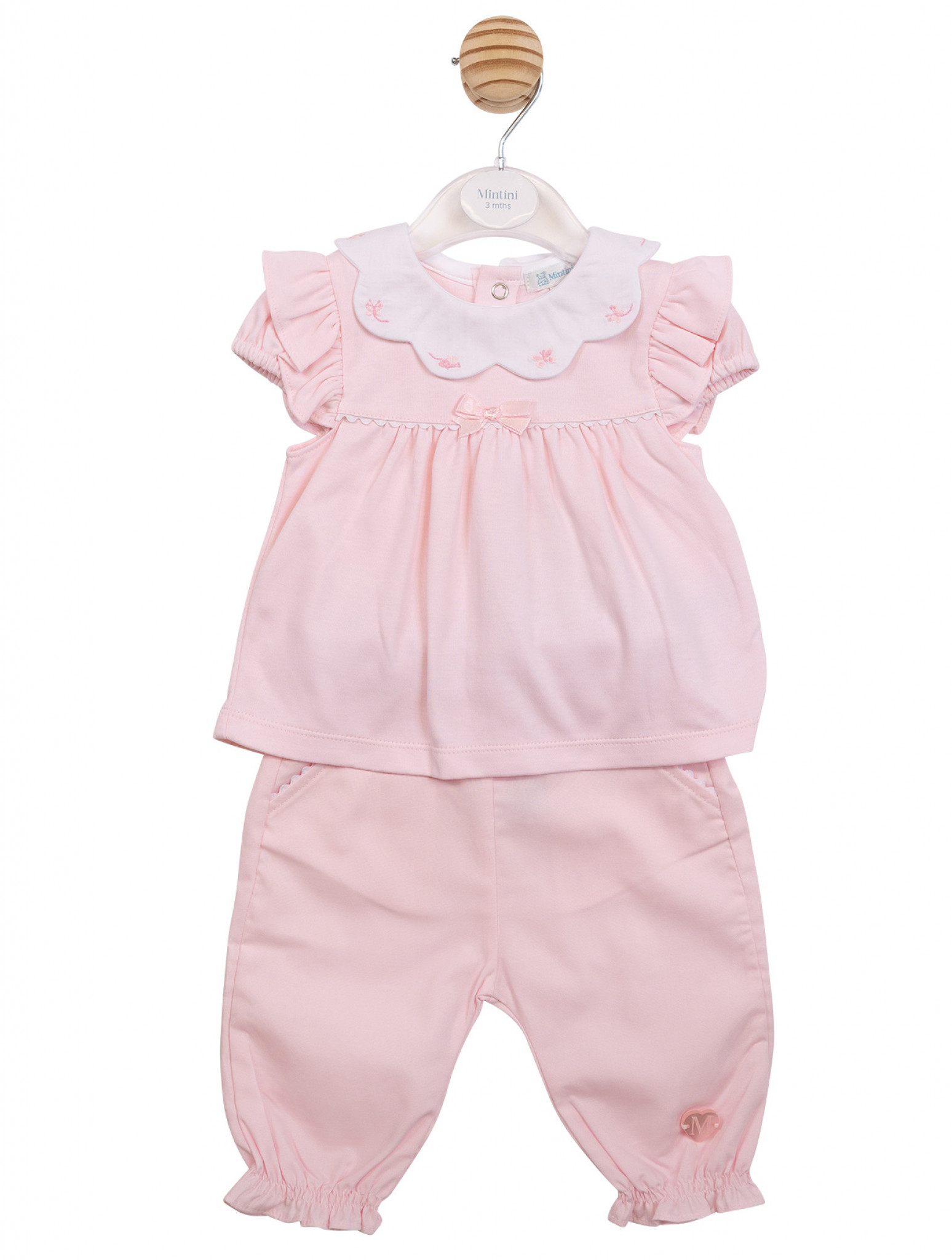 Mintini MB7035 * MB7035 Scallop Butterfly   Set (3-9 months)