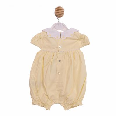 Mintini MB7037 * MB7037 Scallop Butterfly Romper (1-9 months)
