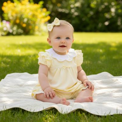 MB7038Y  Scallop Butterfly Frilly Bloomer Set  (3-9 months)