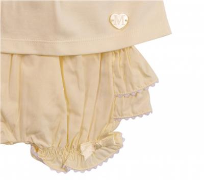 Mintini MB7038 * MB7038 Scallop Butterfly Frilly bloomer set(3-9 months)