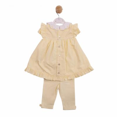 Mintini MB7042 * MB7042A Scallop Butterfly Dress & Legging Set (12-24 months)