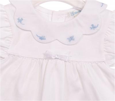 Mintini MB7046 * MB7046 Scallop Butterfly Frilly bloomer set(3-9 months)