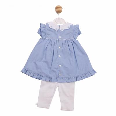 Mintini MB7049 * MB7049A Scallop Butterfly Dress & Legging Set (12-24 months)