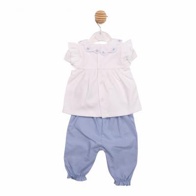 Mintini MB7051 * MB7051 Scallop Butterfly   Set (3-9 months)