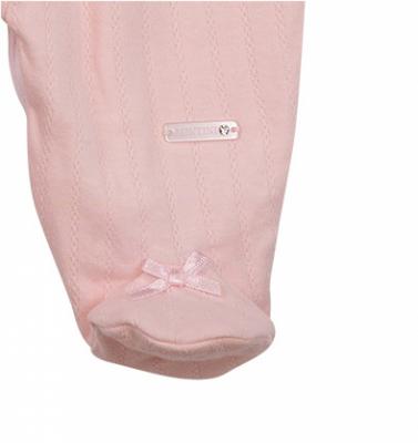 Mintini MB7052 * MB7052 Pointelle Bow All In One (1-6 months)