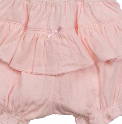 Mintini MB7055A * MB7055A Pointelle Bow Frilled back dungaree set(12-24months)