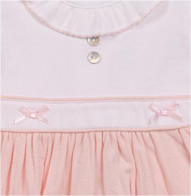 Mintini MB7056A * MB7056A Pointelle Bow Dress(12-24 months)