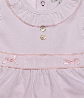 Mintini MB7058 * MB7058 Pointelle Bow Two Piece Set(3-9 months)