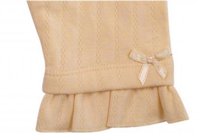 Mintini MB7065B * MB7065B Pointelle Bow Two Piece Set(3-5 years)